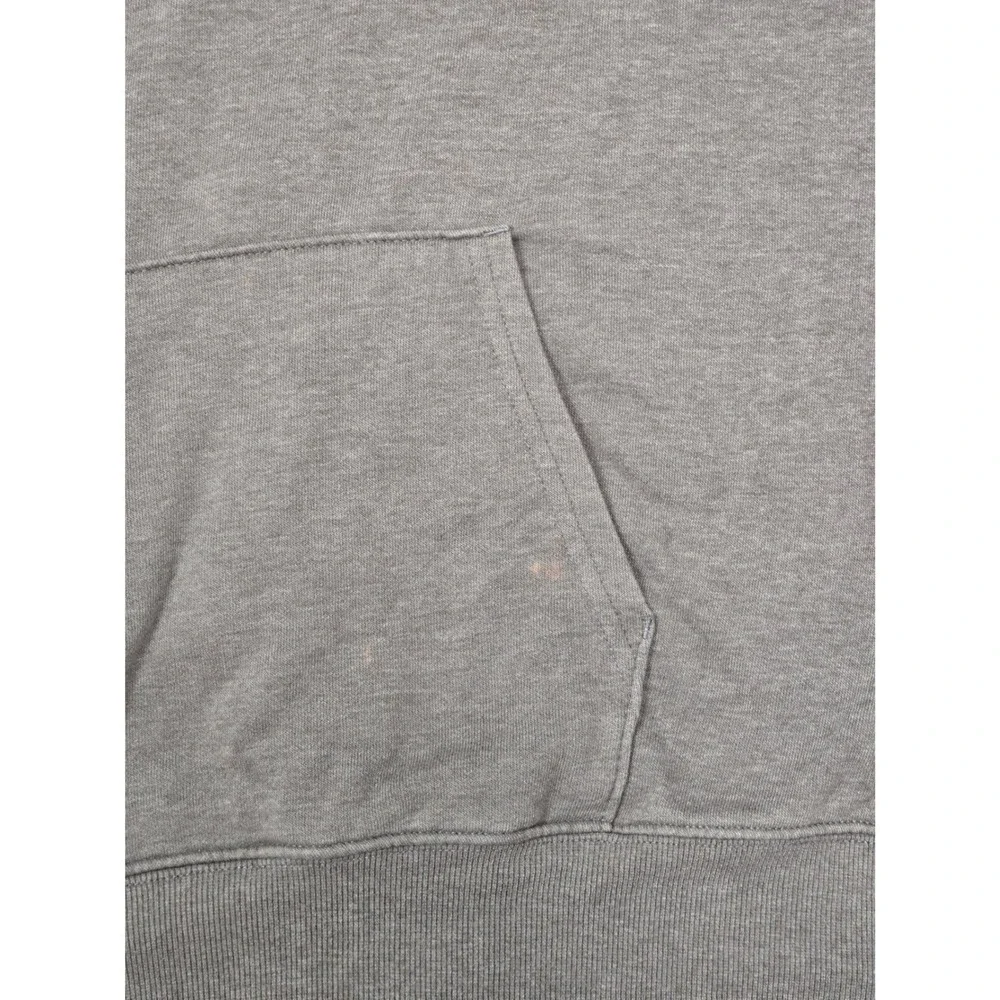 The North Face Mens Never Stop Exploring Logo Hoodie Grey XL Distressed bleached